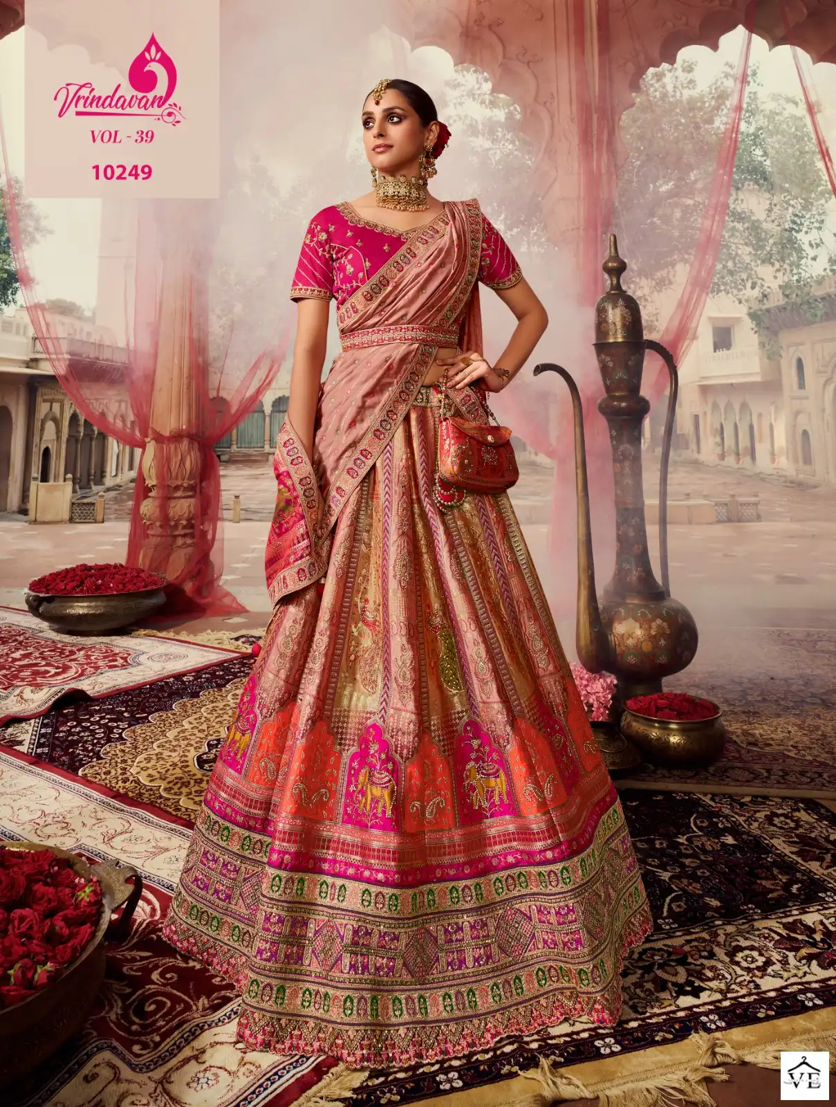 Royal Vol-39 Banarasi Silk Wholesale Bridal Lehenga Catalog — Wholesale Lehenga, MPA wholesale from Surat - Gallery Image 3
