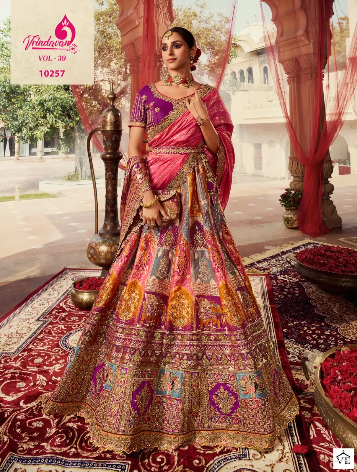 Royal Vol-39 Banarasi Silk Wholesale Bridal Lehenga Catalog — Wholesale Lehenga, MPA wholesale from Surat - Gallery Image 2