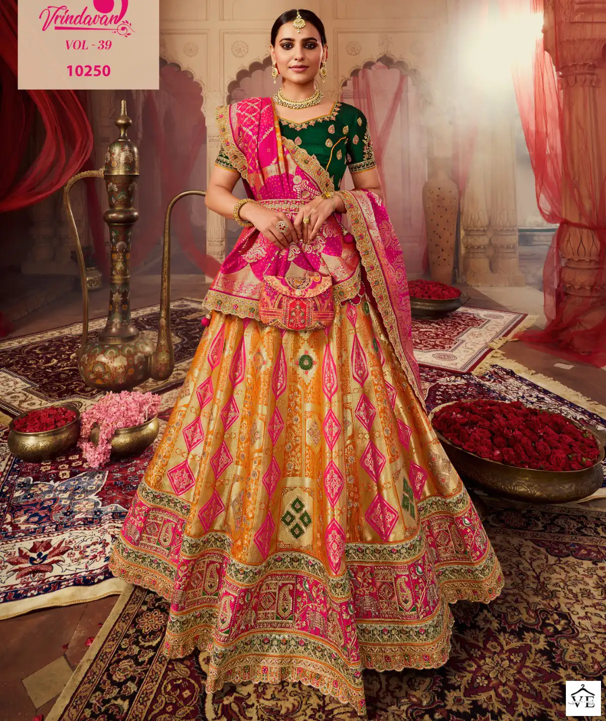 Royal Vol-39 Banarasi Silk Wholesale Bridal Lehenga Catalog — Wholesale Lehenga, MPA wholesale from Surat — view 1