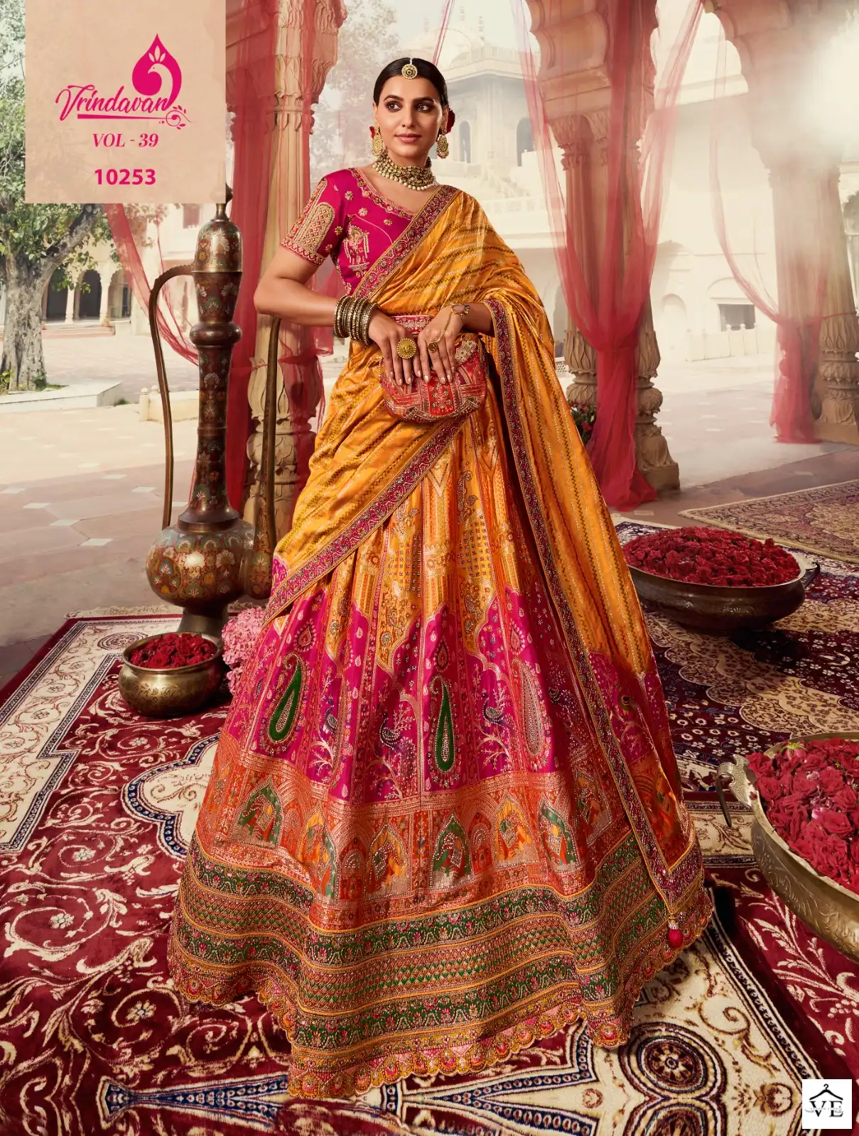 Royal Vol-39 Banarasi Silk Wholesale Bridal Lehenga Catalog — Wholesale Lehenga, MPA wholesale from Surat - Gallery Image 5