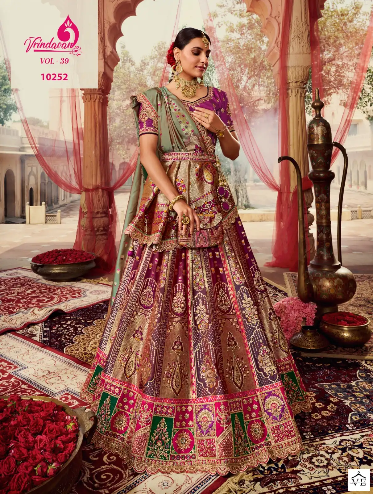 Royal Vol-39 Banarasi Silk Wholesale Bridal Lehenga Catalog — Wholesale Lehenga, MPA wholesale from Surat - Gallery Image 6