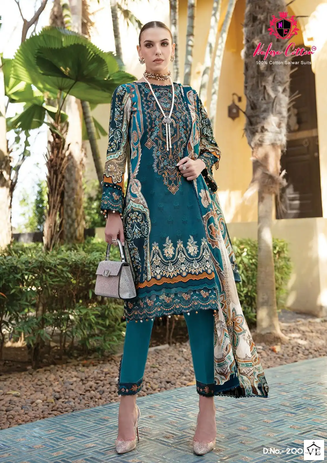 Nafisa Safina Vol 2 Cotton Wholesale Pakistani Salwar Suit Catalog — Wholesale Salwar Suits, MPA wholesale from Surat - Gallery Image 2