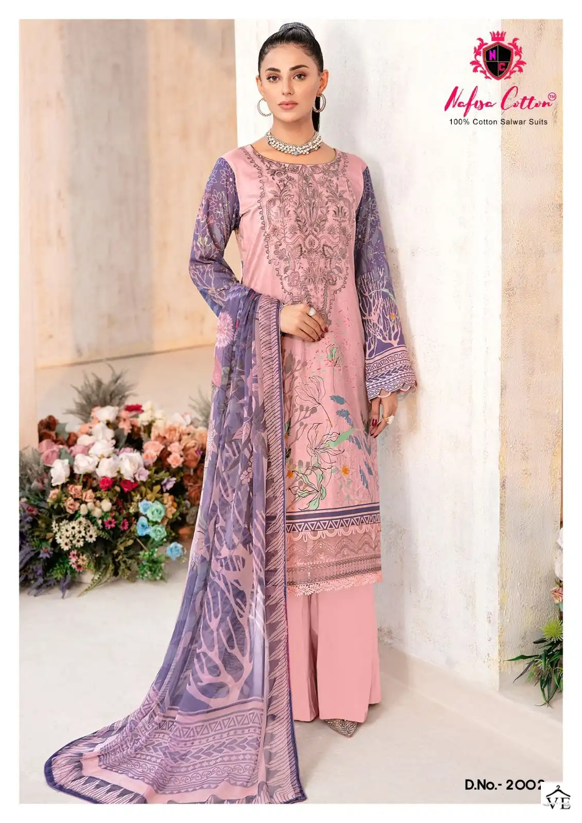 Nafisa Safina Vol 2 Cotton Wholesale Pakistani Salwar Suit Catalog — Wholesale Salwar Suits, MPA wholesale from Surat - Gallery Image 3