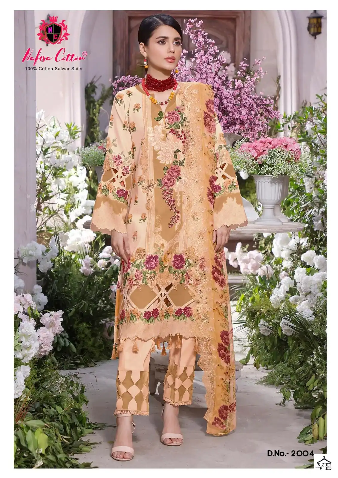 Nafisa Safina Vol 2 Cotton Wholesale Pakistani Salwar Suit Catalog — Wholesale Salwar Suits, MPA wholesale from Surat - Gallery Image 4