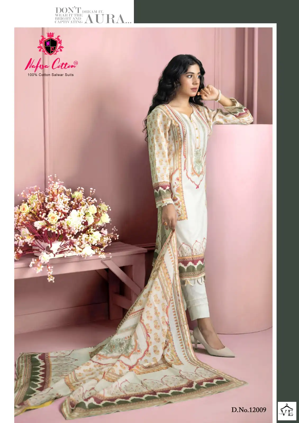 Nafisa Sahil Designer Cotton Collection Vol 12 Cotton Wholesale Pakistani Salwar Suit Catalog — Wholesale Salwar Suits, MPA wholesale from Surat - Gallery Image 9
