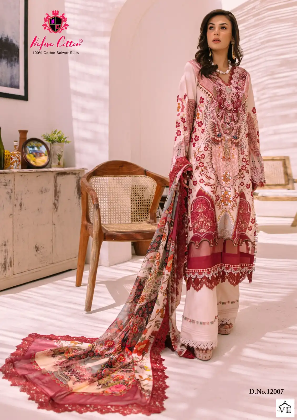 Nafisa Sahil Designer Cotton Collection Vol 12 Cotton Wholesale Pakistani Salwar Suit Catalog — Wholesale Salwar Suits, MPA wholesale from Surat - Gallery Image 7