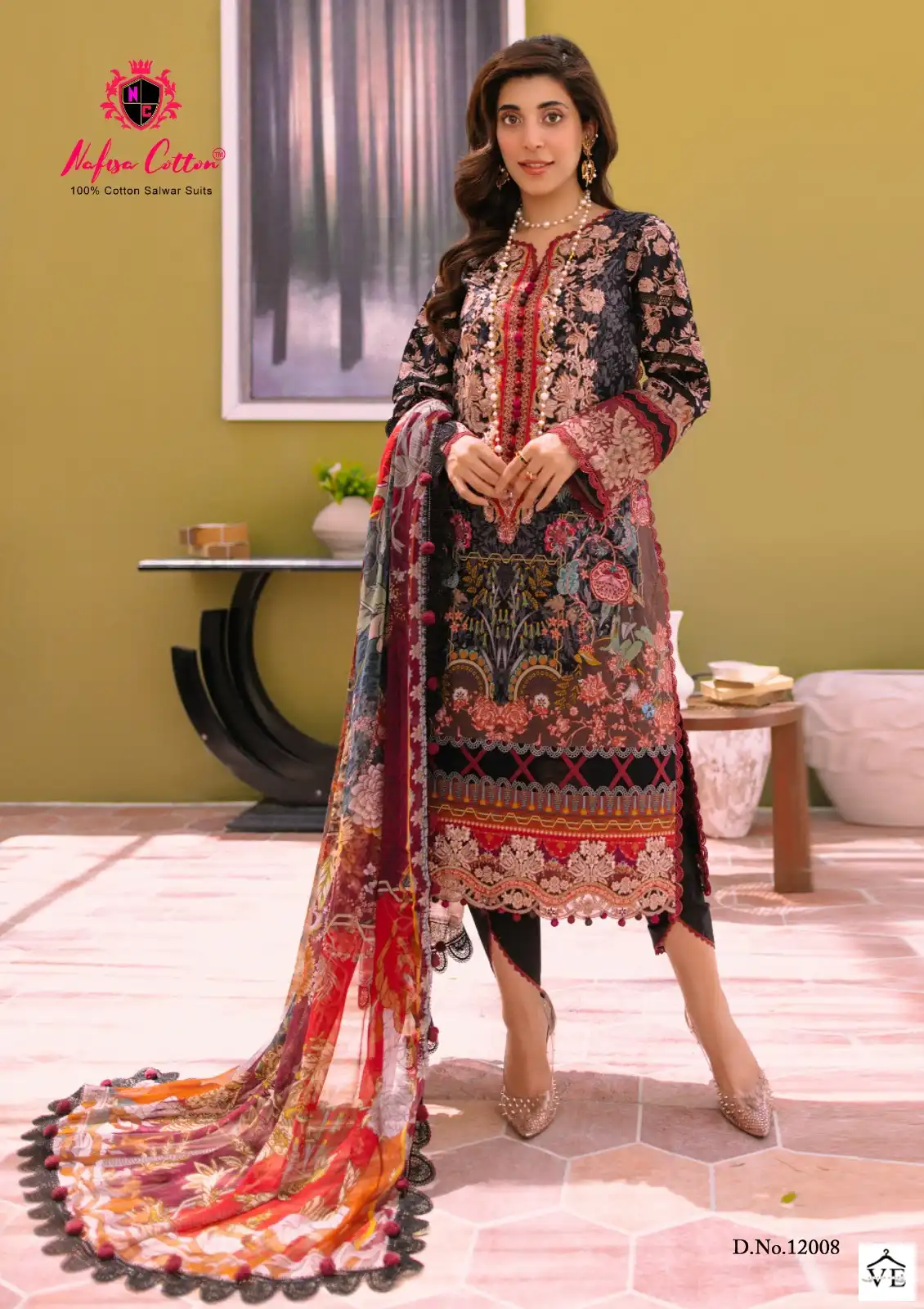 Nafisa Sahil Designer Cotton Collection Vol 12 Cotton Wholesale Pakistani Salwar Suit Catalog — Wholesale Salwar Suits, MPA wholesale from Surat - Gallery Image 8