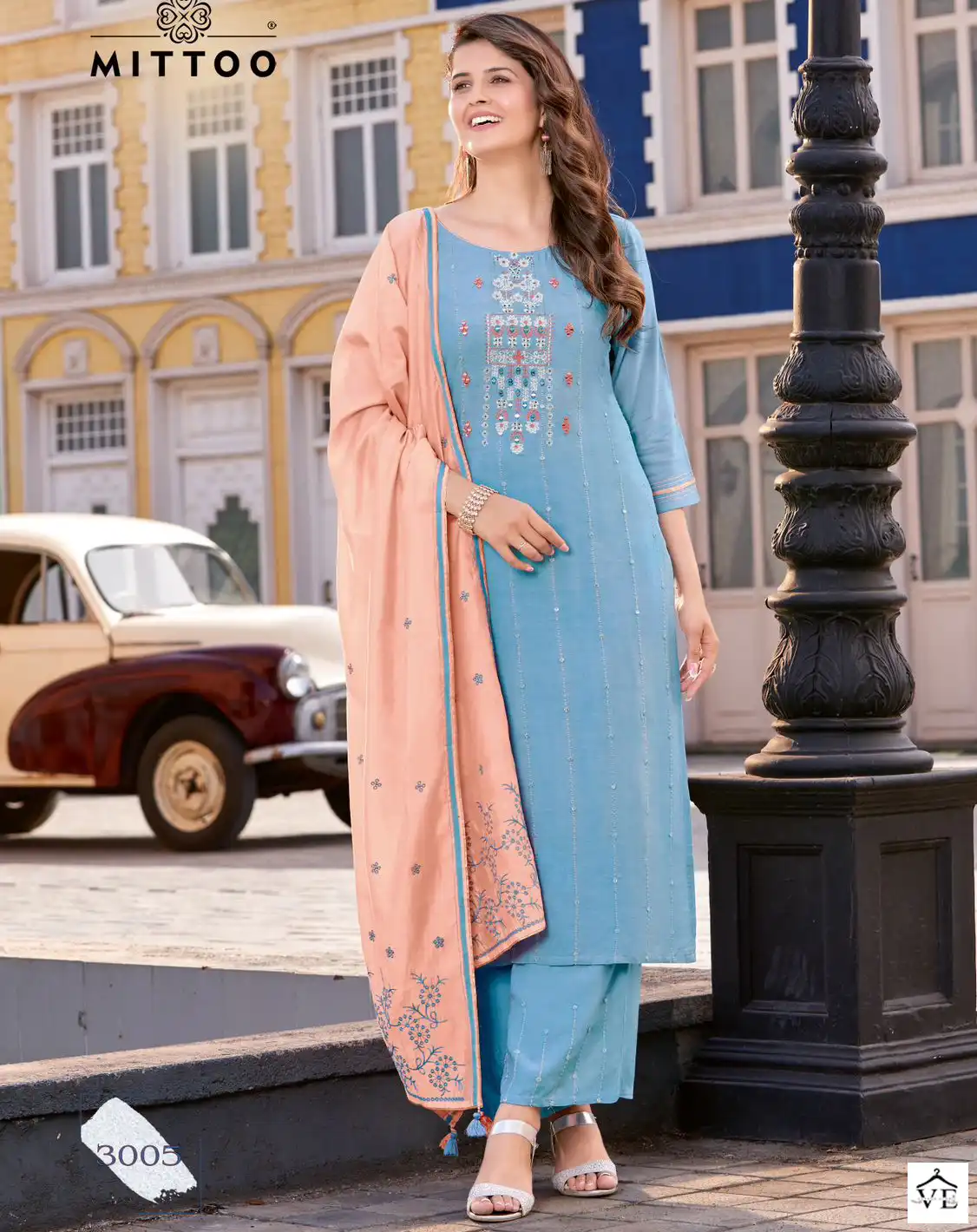 Mittoo Sajawat Rayon Weaving Wholesale Readymade Salwar Suit Catalog — Wholesale Salwar Suits, Mittoo wholesale from Surat — view 1