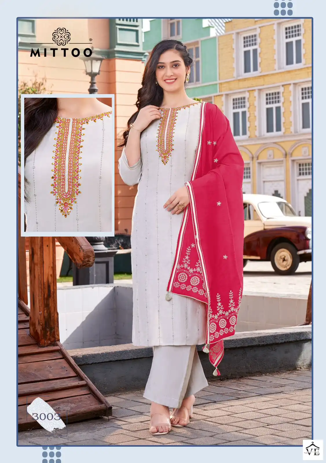 Mittoo Sajawat Rayon Weaving Wholesale Readymade Salwar Suit Catalog — Wholesale Salwar Suits, Mittoo wholesale from Surat - Gallery Image 4