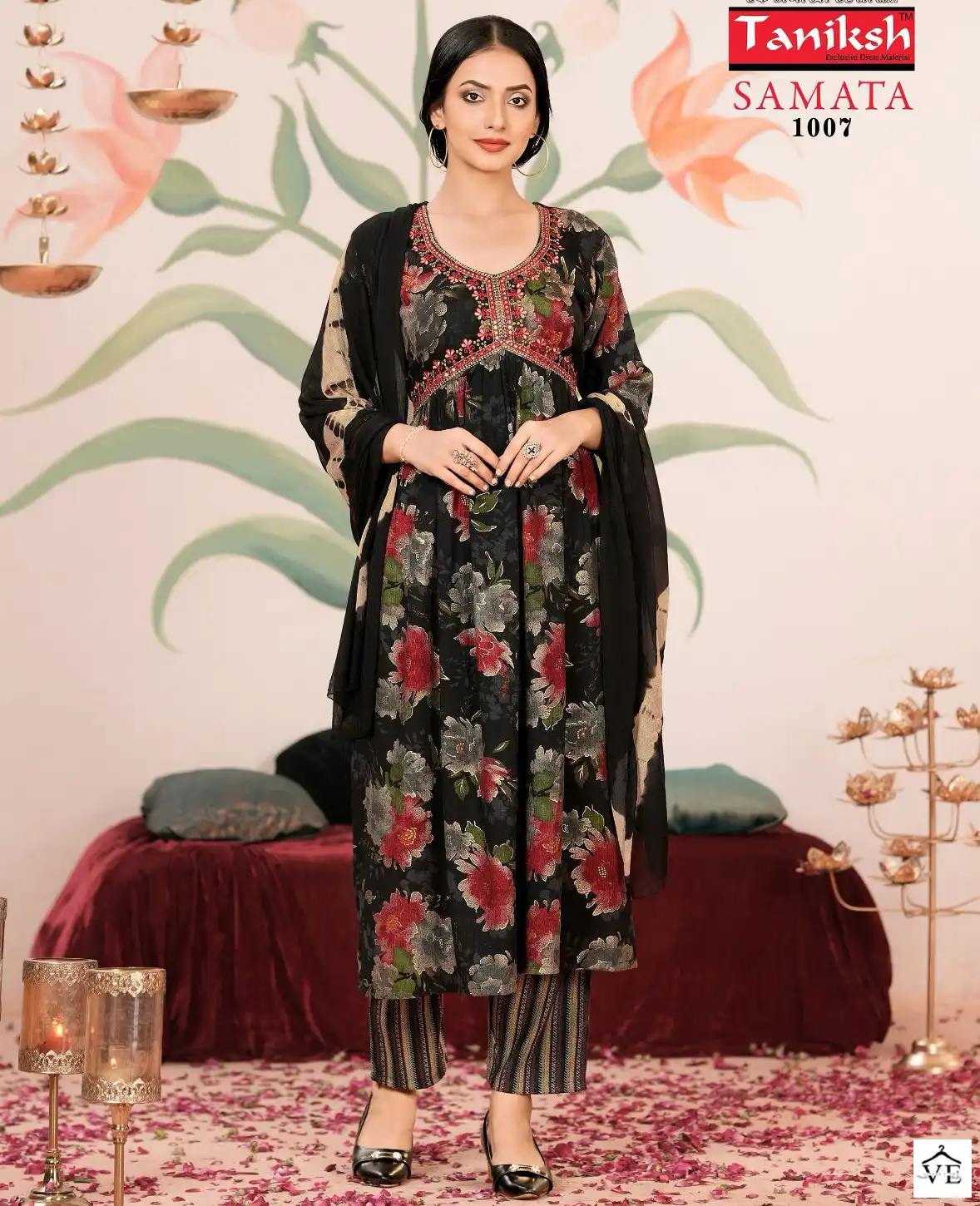 Taniksh Samata Vol 1 Two Ton Rayon Wholesale Readymade Salwar Suit Catalog — Wholesale Salwar Suits, MPA wholesale from Surat — view 1