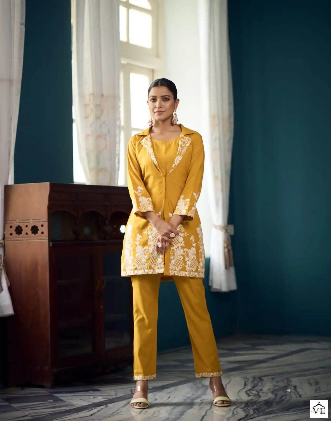 Myami Designer Sara Heavy 17 Kg Rayon Wholesale Co-Ord Set Catalog — Wholesale Kurtis, MPA wholesale from Surat — view 6