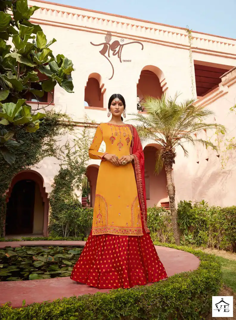 Radha Sardarni Georgette Satin Wholesale Designer Suits Catalog — Wholesale Salwar Suits, MPA wholesale from Surat - Gallery Image 3