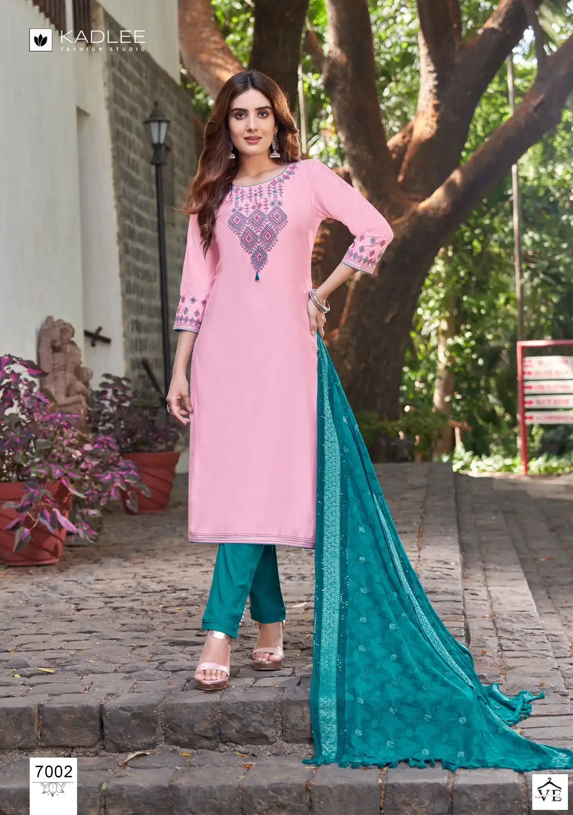 Kadlee Sawan Rayon Weaving Wholesale Readymade Salwar Suit Catalog — Wholesale Salwar Suits, Kadlee Fashion Studio wholesale from Surat - Gallery Image 5