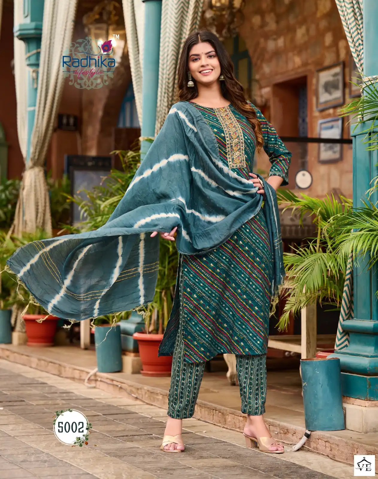 Radhika Lifestyle Seerat Vol 5 Rayon Capsule Wholesale Readymade Salwar Suit Catalog — Wholesale Salwar Suits, MPA wholesale from Surat - Gallery Image 3