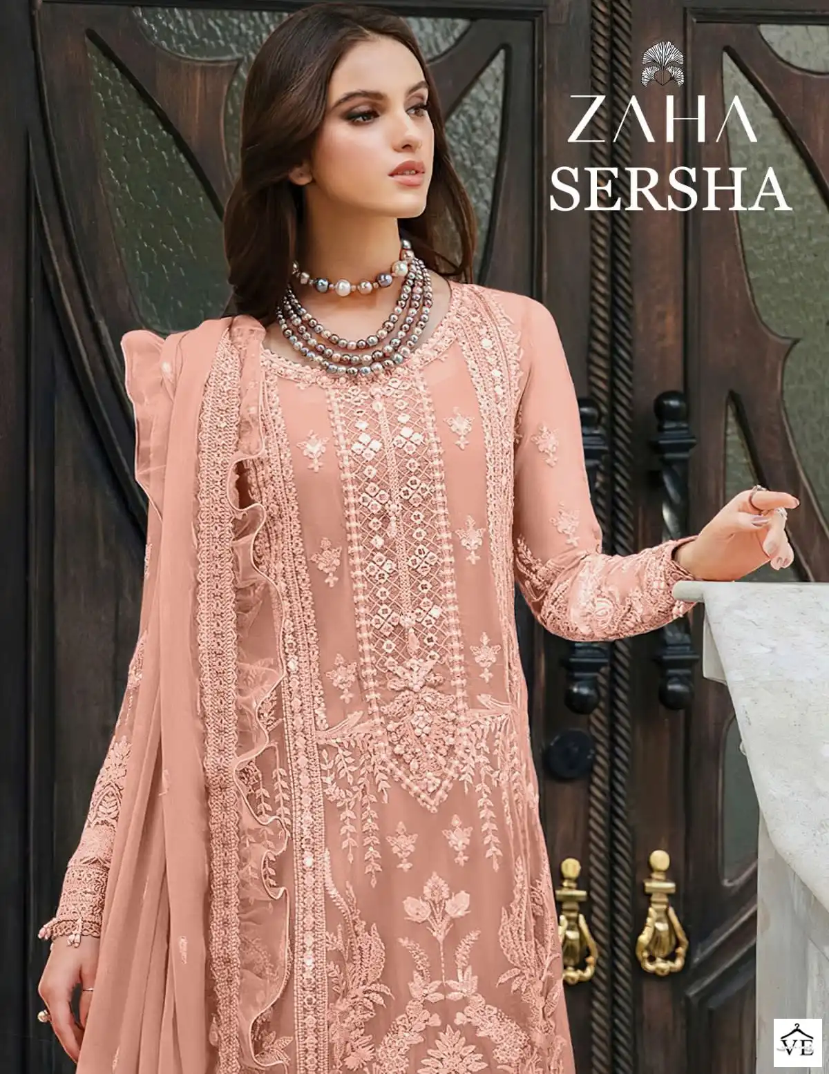 Zaha Sersha Vol 1 Orangza Wholesale Designer Pakistani Salwar Suit Catalog — Wholesale Salwar Suits, MPA wholesale from Surat — view 1