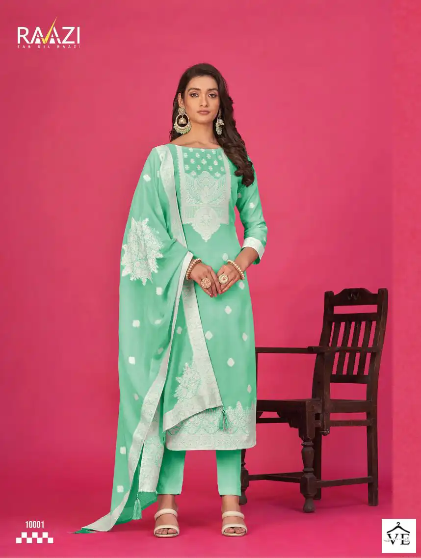 Rama Fashions Shaheen Pure Organic Wholesale Designer Readymade Salwar Suit Catalog - Image 2