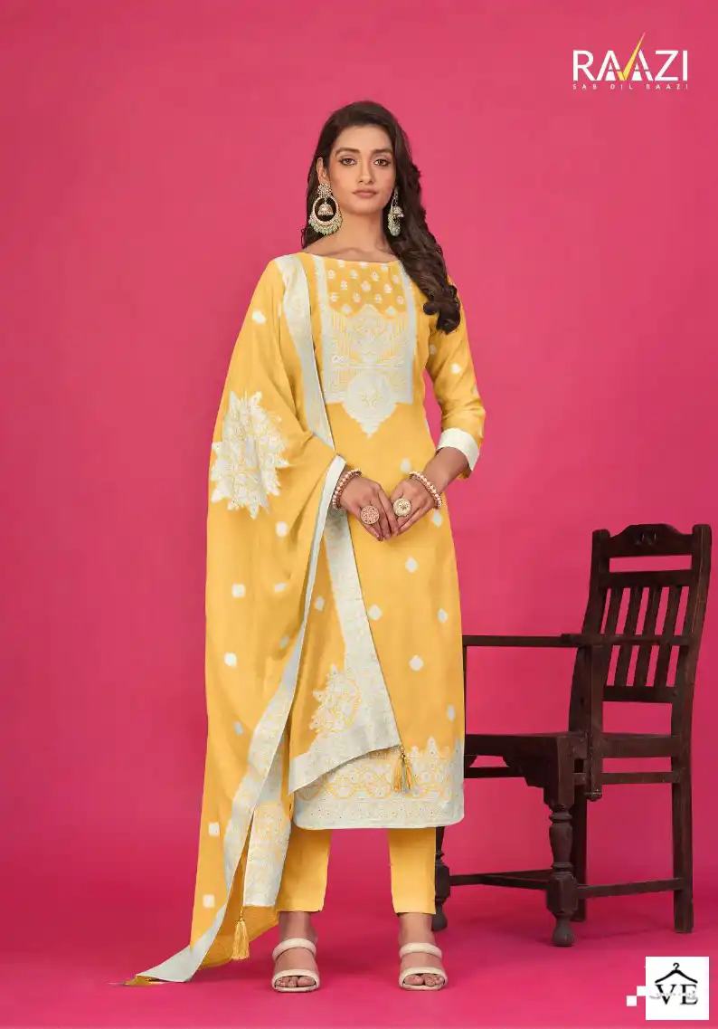 Rama Fashions Shaheen Pure Organic Wholesale Designer Readymade Salwar Suit Catalog - Image 3