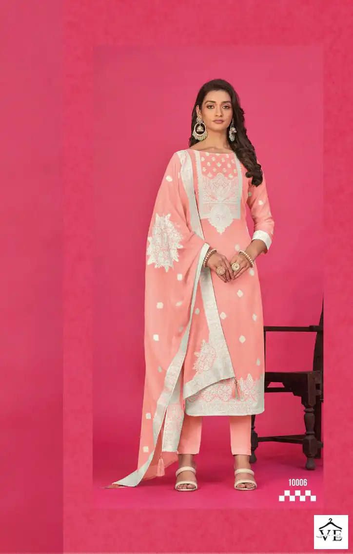 Rama Fashions Shaheen Pure Organic Wholesale Designer Readymade Salwar Suit Catalog - Image 5