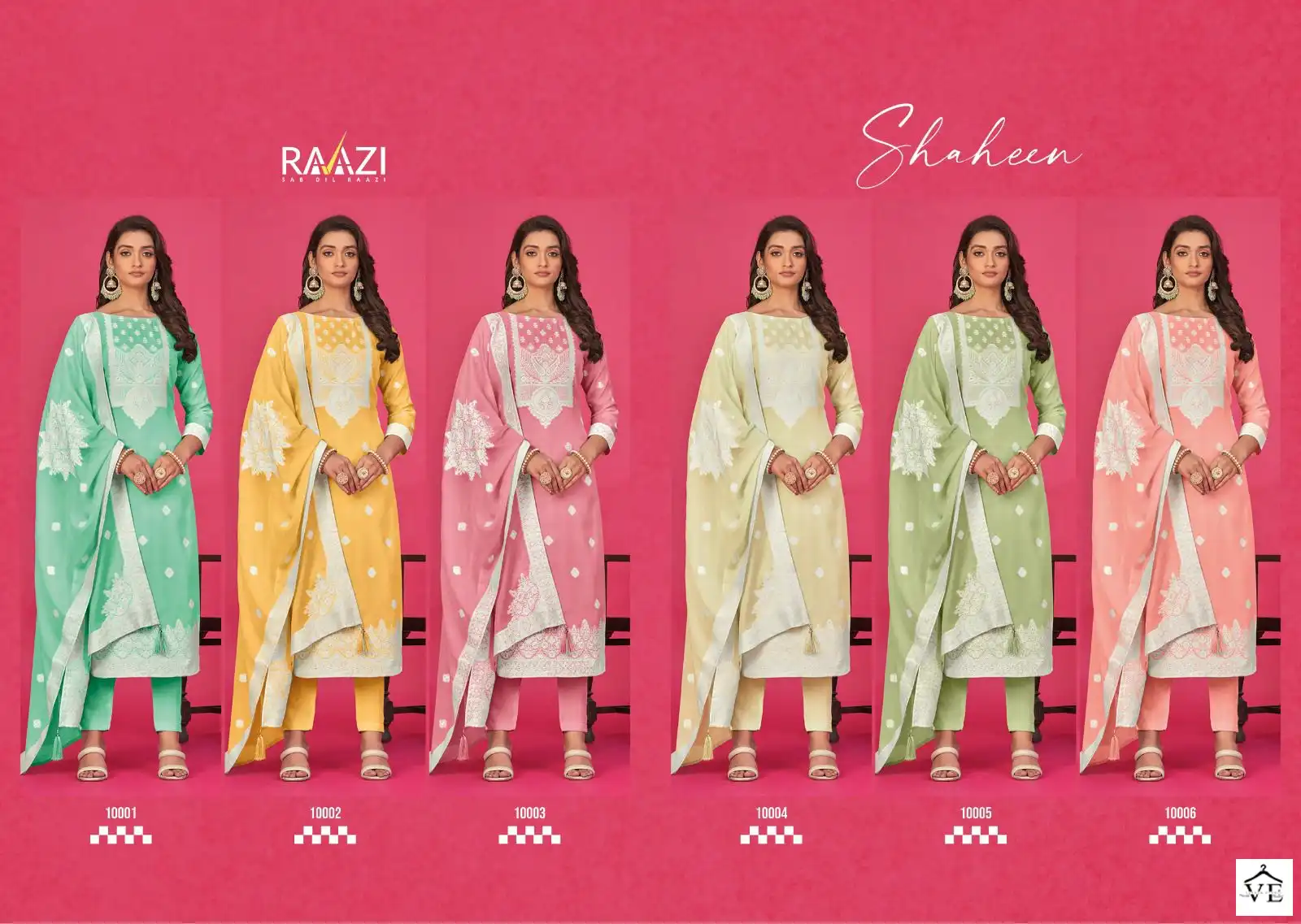 Rama Fashions Shaheen Pure Organic Wholesale Designer Readymade Salwar Suit Catalog - Image 7