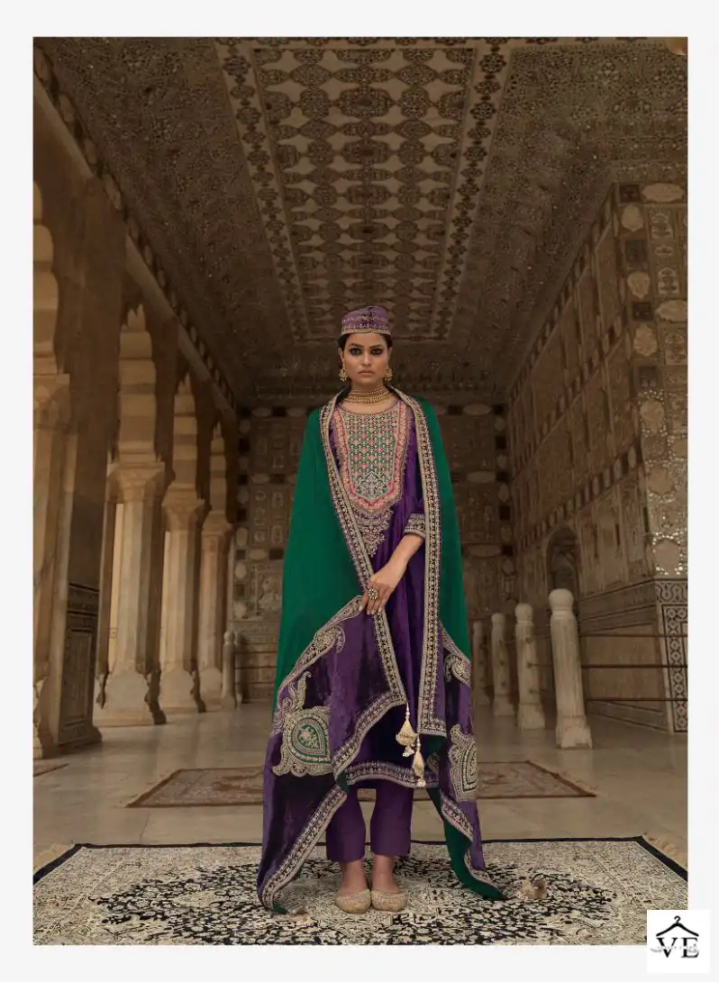 Ibiza Shahi Andaz Pure Florence Viscose Velvet Wholesale Designer Winter Salwar Suit Catalog — Wholesale Salwar Suits, MPA wholesale from Surat - Gallery Image 10