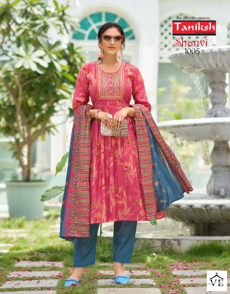 Taniksh Shanvi Vol 1 Muslin Print Wholesale Readymade Salwar Suit Catalog — Wholesale Salwar Suits, MPA wholesale from Surat - Gallery Image 4