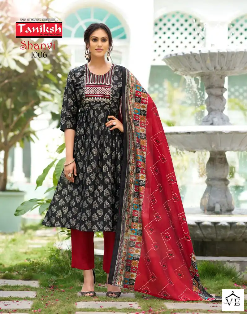Taniksh Shanvi Vol 1 Muslin Print Wholesale Readymade Salwar Suit Catalog — Wholesale Salwar Suits, MPA wholesale from Surat - Gallery Image 5