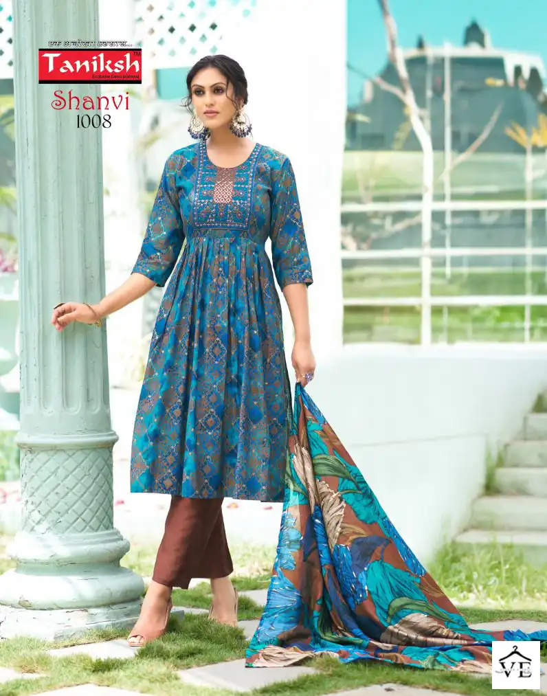 Taniksh Shanvi Vol 1 Muslin Print Wholesale Readymade Salwar Suit Catalog — Wholesale Salwar Suits, MPA wholesale from Surat - Gallery Image 6