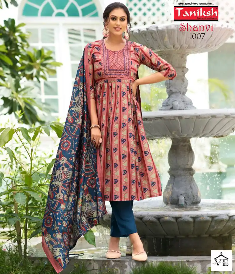 Taniksh Shanvi Vol 1 Muslin Print Wholesale Readymade Salwar Suit Catalog — Wholesale Salwar Suits, MPA wholesale from Surat — view 1