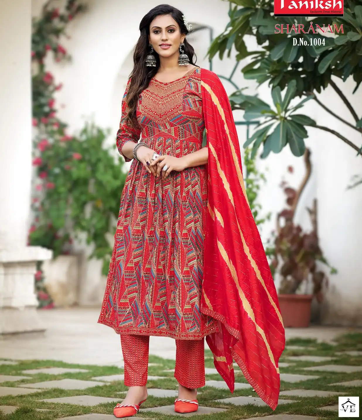 Taniksh Sharnam Heavy Rayon Wholesale Readymade Salwar Suit Catalog — Wholesale Salwar Suits, MPA wholesale from Surat — view 1