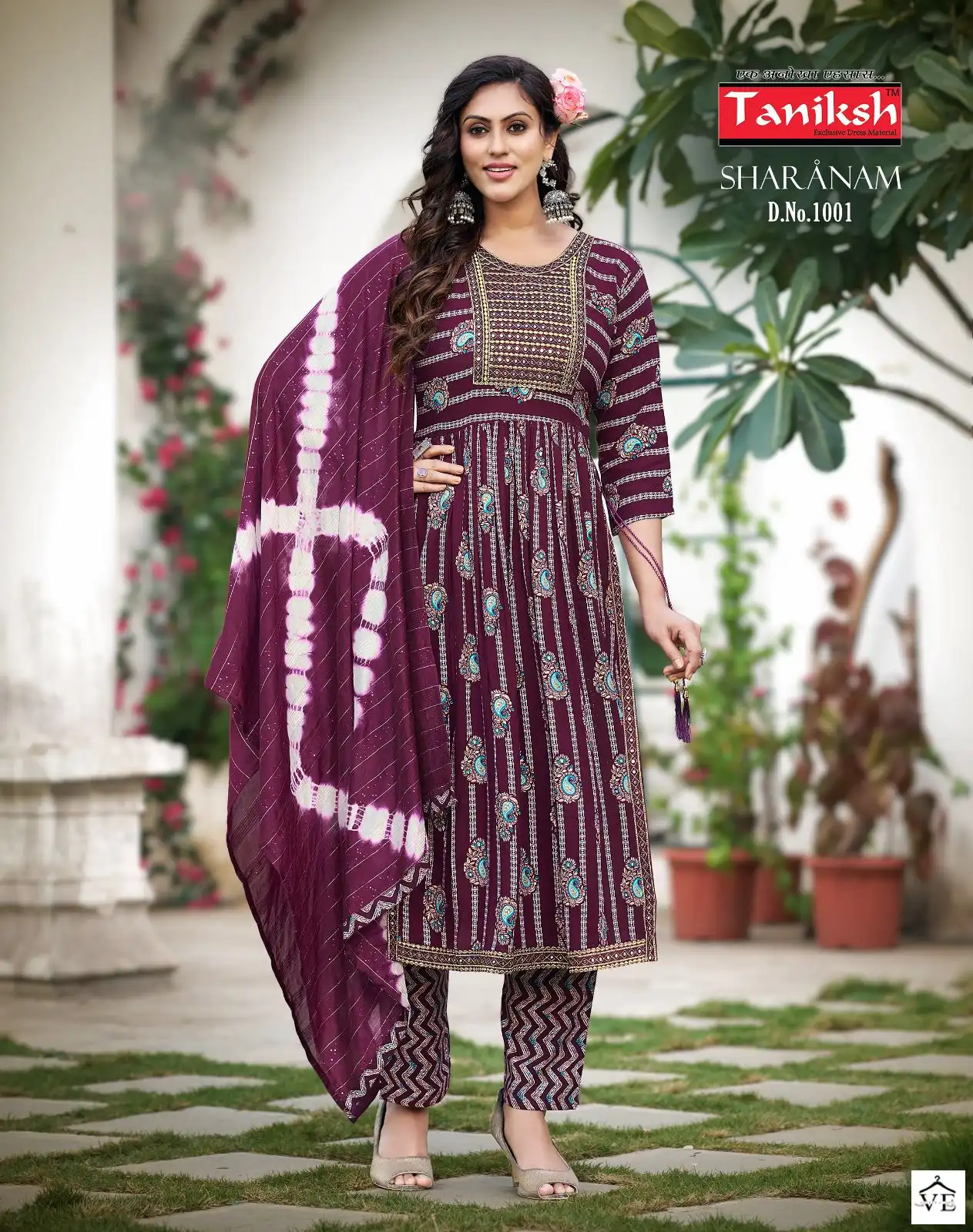 Taniksh Sharnam Heavy Rayon Wholesale Readymade Salwar Suit Catalog — Wholesale Salwar Suits, MPA wholesale from Surat - Gallery Image 3