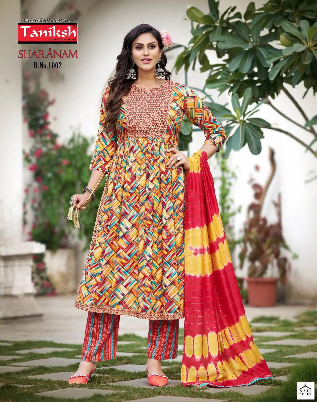 Taniksh Sharnam Heavy Rayon Wholesale Readymade Salwar Suit Catalog — Wholesale Salwar Suits, MPA wholesale from Surat - Gallery Image 4
