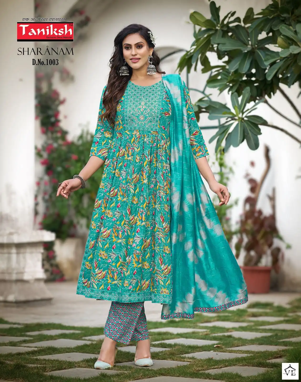 Taniksh Sharnam Heavy Rayon Wholesale Readymade Salwar Suit Catalog — Wholesale Salwar Suits, MPA wholesale from Surat - Gallery Image 5