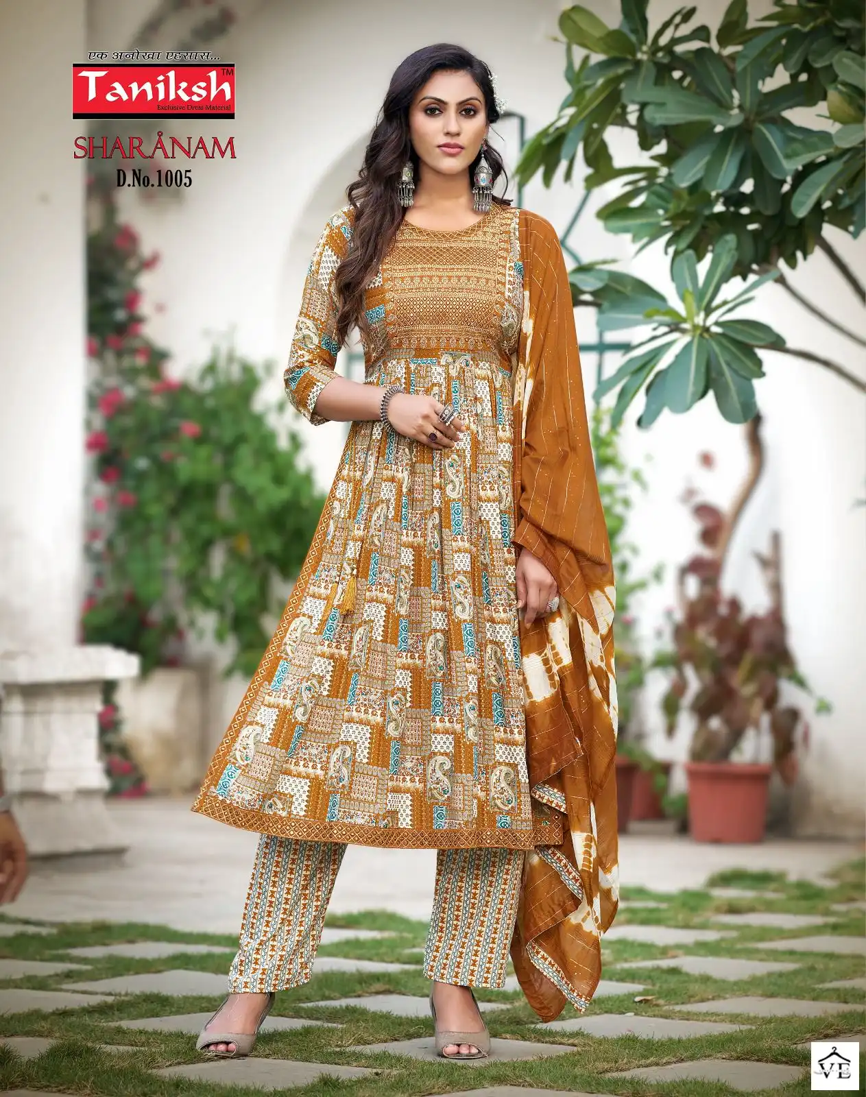 Taniksh Sharnam Heavy Rayon Wholesale Readymade Salwar Suit Catalog — Wholesale Salwar Suits, MPA wholesale from Surat - Gallery Image 6