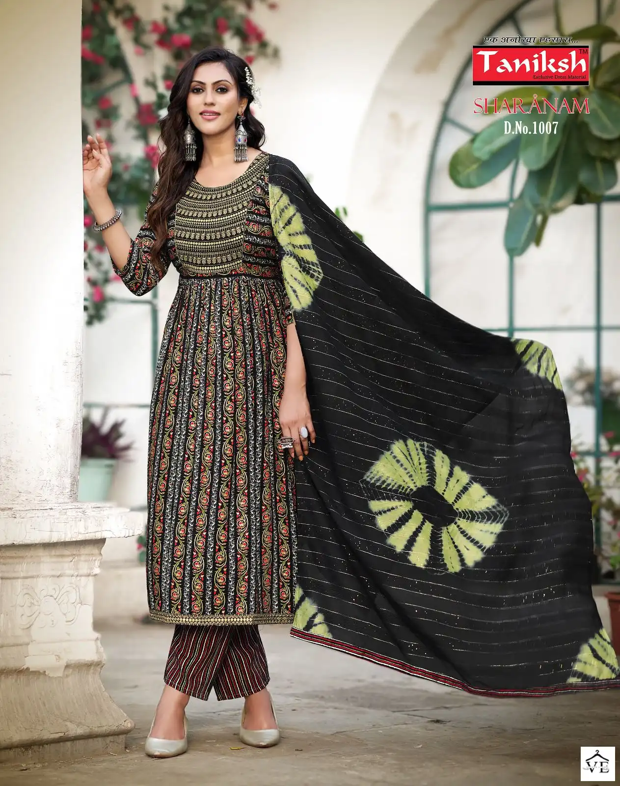 Taniksh Sharnam Heavy Rayon Wholesale Readymade Salwar Suit Catalog — Wholesale Salwar Suits, MPA wholesale from Surat - Gallery Image 7