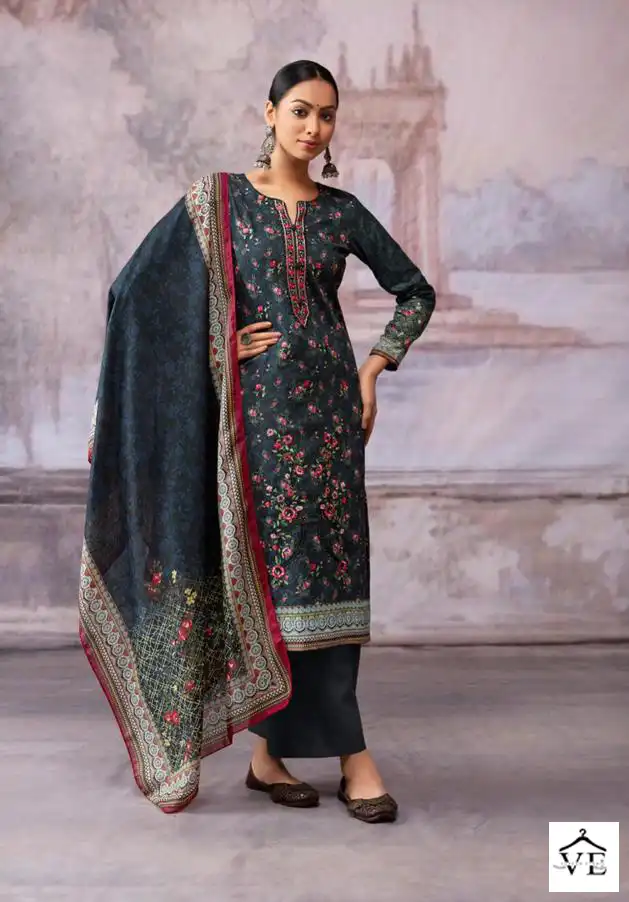 Deepsy Suits Shazar Pure Cotton Wholesale Pakistani Salwar Suit Catalog — Wholesale Salwar Suits, MPA wholesale from Surat - Gallery Image 4
