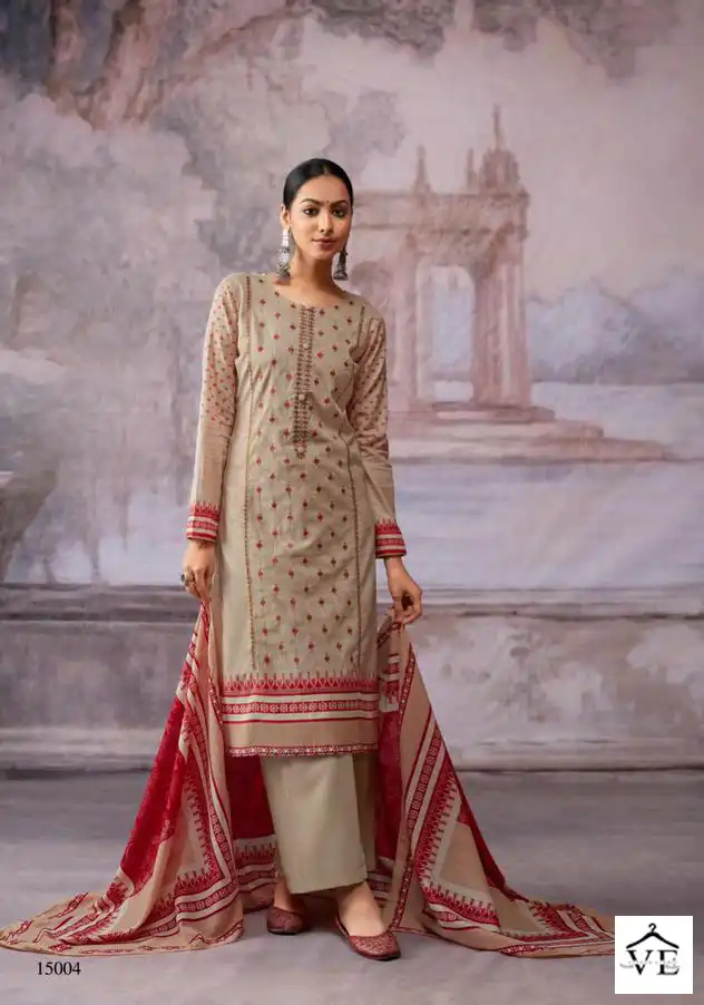 Deepsy Suits Shazar Pure Cotton Wholesale Pakistani Salwar Suit Catalog — Wholesale Salwar Suits, MPA wholesale from Surat - Gallery Image 5