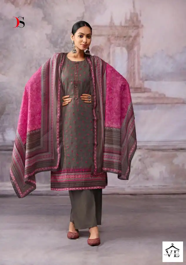 Deepsy Suits Shazar Pure Cotton Wholesale Pakistani Salwar Suit Catalog — Wholesale Salwar Suits, MPA wholesale from Surat - Gallery Image 9