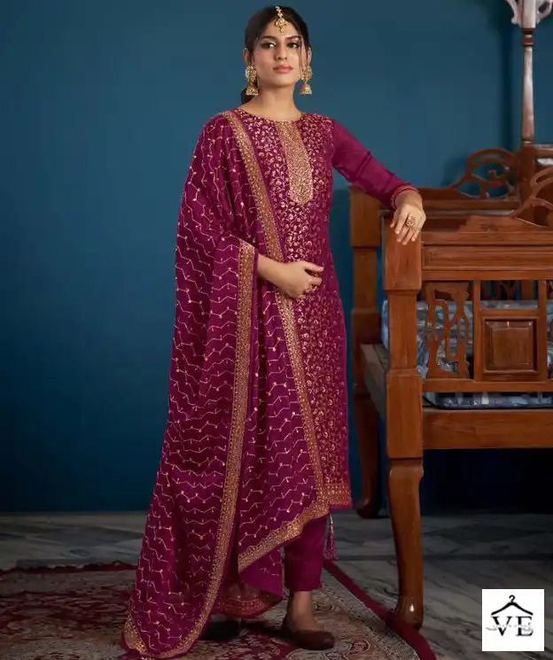 Sargam Shehnai Vol 3 Pure Viscose Dola Jaquard Wholesale Designer Salwar Suit Catalog — Wholesale Salwar Suits, MPA wholesale from Surat — view 1