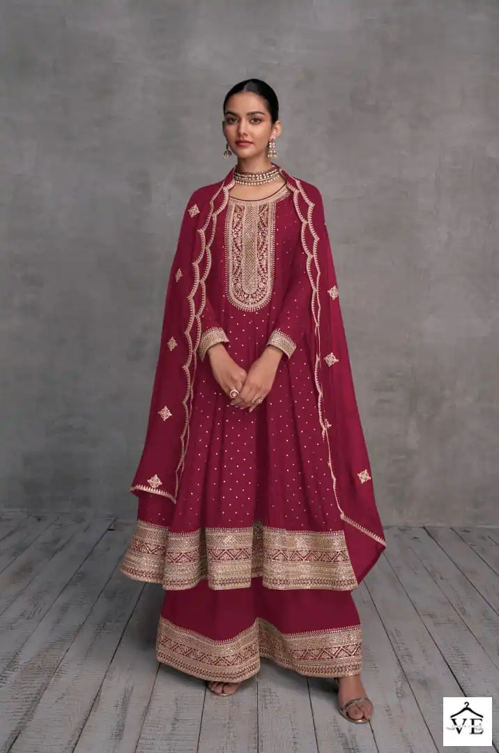 Gulkayra Shygirl Pure Viscosegeorgette Wholesale Designer Salwar Suit Catalog - Image 5