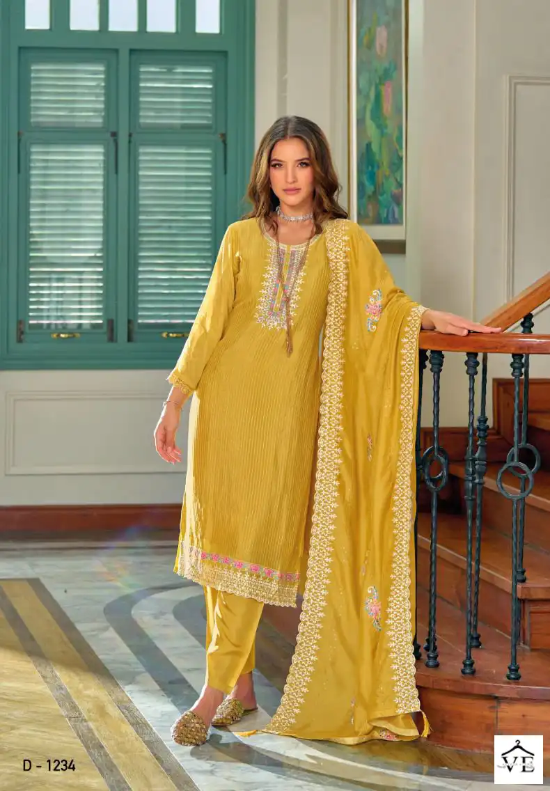 Zaveri Sienna Premium Silk Wholesale Designer Readymade Salwar Suit Catalog — Wholesale Salwar Suits, MPA wholesale from Surat - Gallery Image 4
