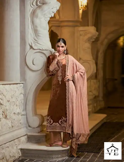 Rangati Signature Viscose Velvet Wholesale Designer Winter Wear Salwar Suit Catalog — Wholesale Salwar Suits, MPA wholesale from Surat - Gallery Image 5