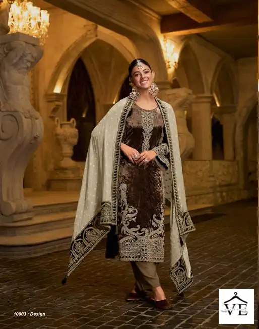 Rangati Signature Viscose Velvet Wholesale Designer Winter Wear Salwar Suit Catalog — Wholesale Salwar Suits, MPA wholesale from Surat - Gallery Image 6