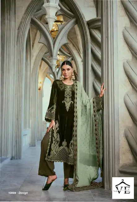 Rangati Signature Viscose Velvet Wholesale Designer Winter Wear Salwar Suit Catalog — Wholesale Salwar Suits, MPA wholesale from Surat - Gallery Image 7