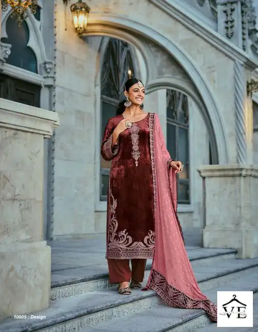 Rangati Signature Viscose Velvet Wholesale Designer Winter Wear Salwar Suit Catalog — Wholesale Salwar Suits, MPA wholesale from Surat - Gallery Image 8