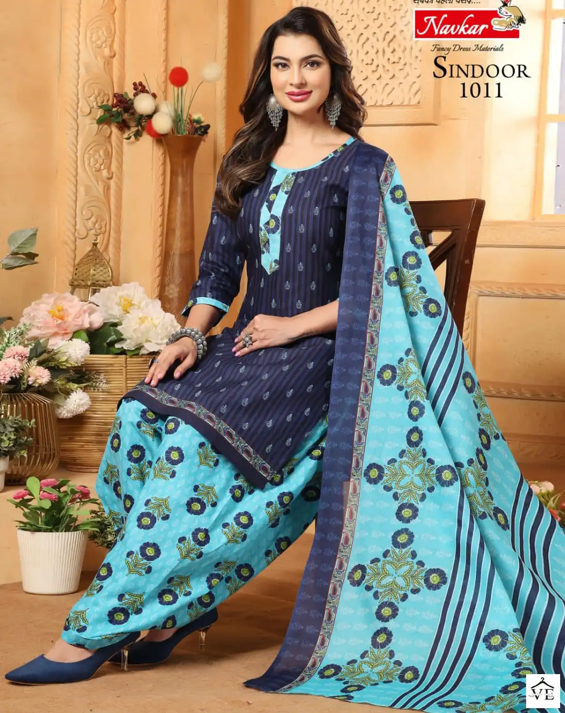 Navkar Sindoor Vol 20 Mix Cotton Wholesale Readymade Salwar Suit Catalog — Wholesale Salwar Suits, MPA wholesale from Surat — view 1