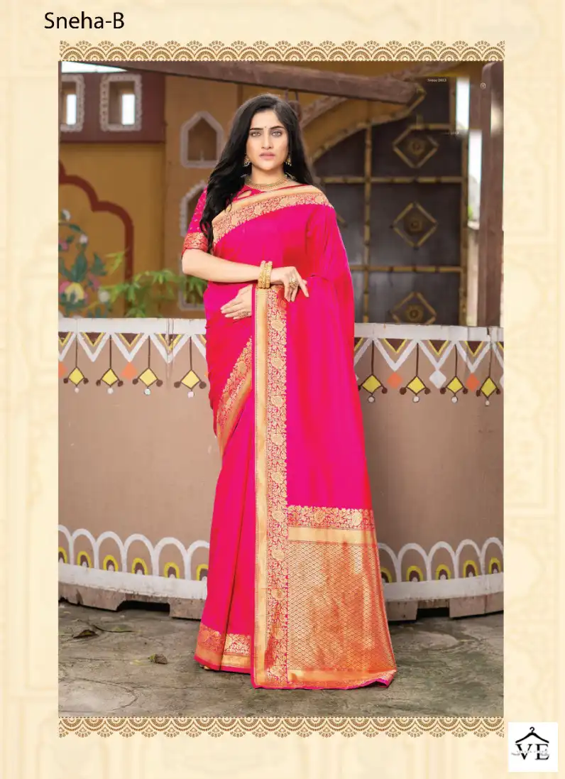 Arihant Sneha Silk Wholesale Fancy Sarees Catalog — Wholesale Sarees, MPA wholesale from Surat — view 3