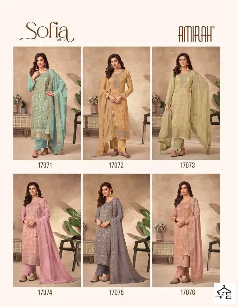 Amirah Sofia Vol 2 Viscose Wholesale Designer Festive Wear Salwar Suit Catalog — Wholesale Salwar Suits, MPA wholesale from Surat — view 7