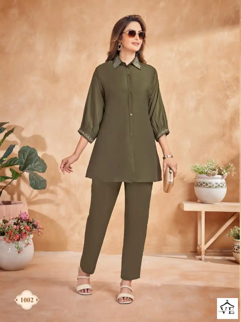 K.F Sophia Chinon Wholesale Shirt With Pant Catalog — Wholesale Kurtis, MPA wholesale from Surat - Gallery Image 3