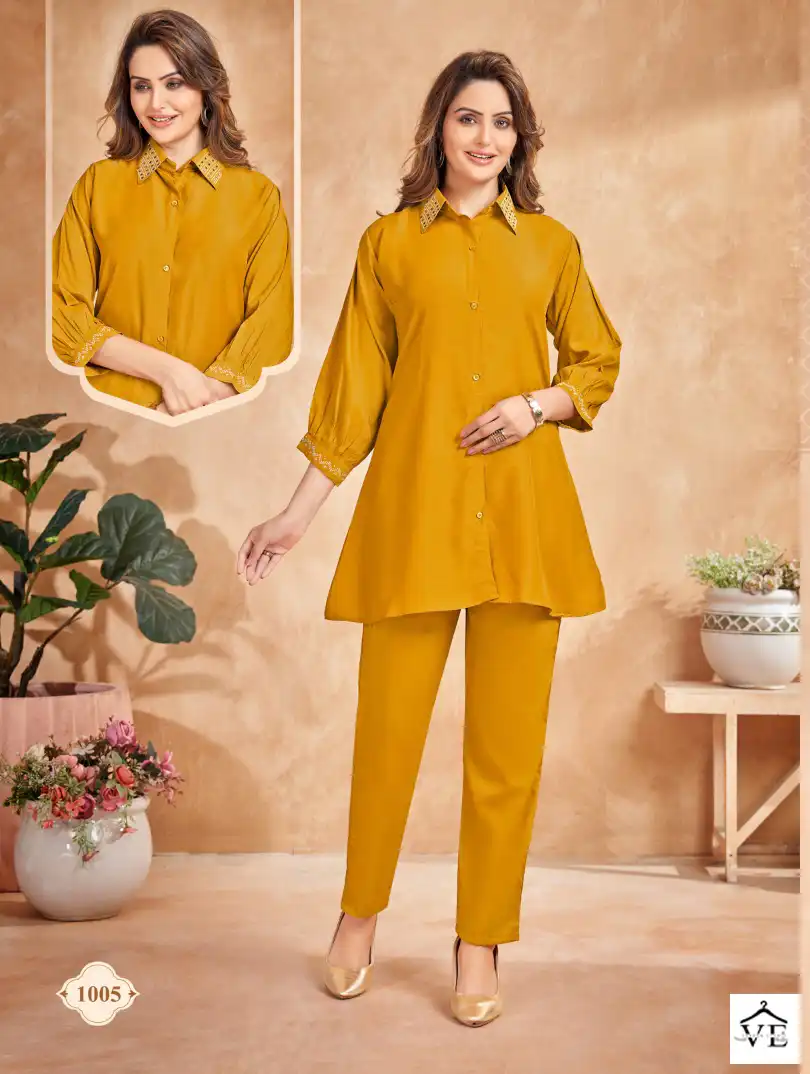 K.F Sophia Chinon Wholesale Shirt With Pant Catalog — Wholesale Kurtis, MPA wholesale from Surat - Gallery Image 5