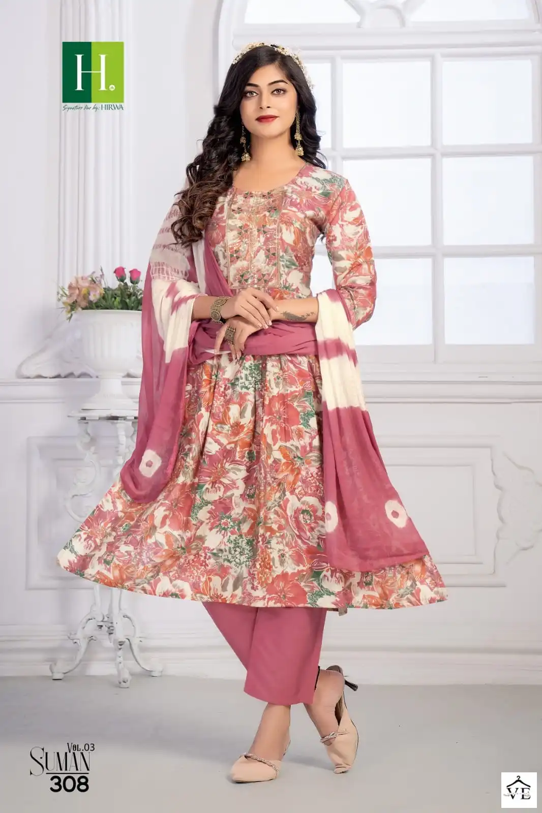 Hirwa Suman Vol 3 Heavy Modal Wholesale Readymade Salwar Suit Catalog — Wholesale Salwar Suits, MPA wholesale from Surat - Gallery Image 5